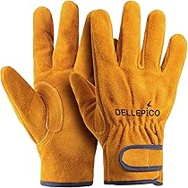 Amazon.co.jp: [DELLEPICO] 本牛革 耐熱グローブ 耐熱 手袋 耐火